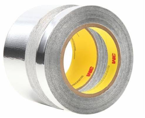 3M Aluminum Foil Tape 425 Heat Shielding & Masking Tape (2 Inch Width Roll)