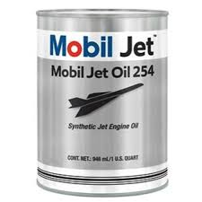 ExxonMobil Mobil Jet Oil 254 High Thermal Stability Synthetic Gas Turbine Lubricant (1 US Quart Can)