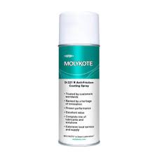 DuPont Molykote D-321 R Air-Curing Dry Film Anti-Friction Coating Spray (400ml Aerosol)