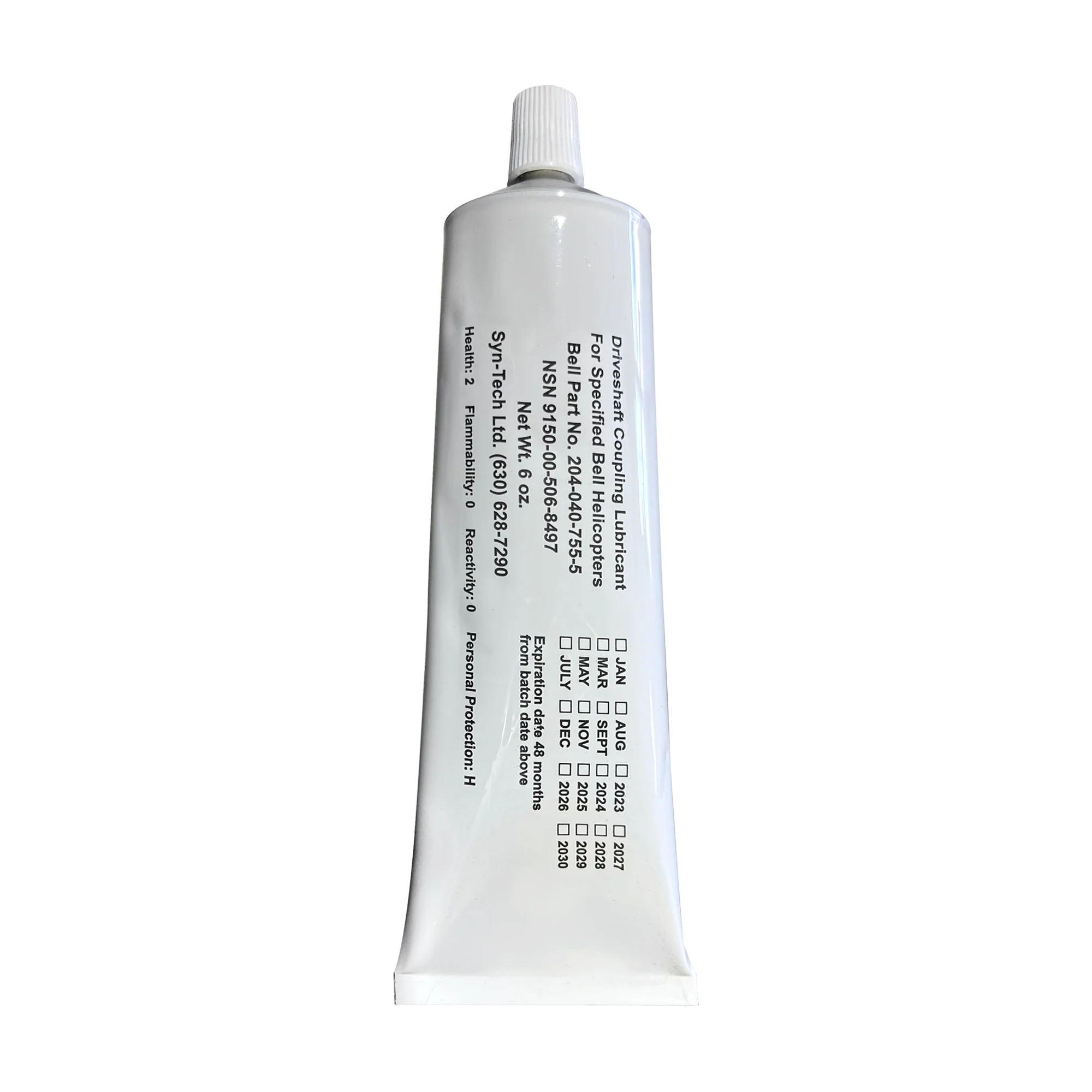 Syn-Tech NS-3913-G1 Gear and Coupling Grease (6 oz Tube)