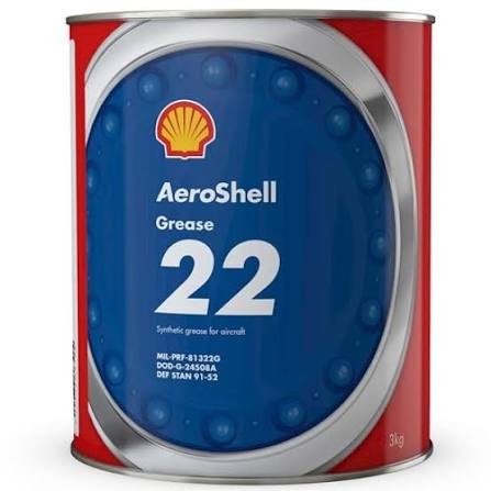 Shell AeroShell Grease 22 General Purpose Synthetic Aircraft Grease (3-kg Can)