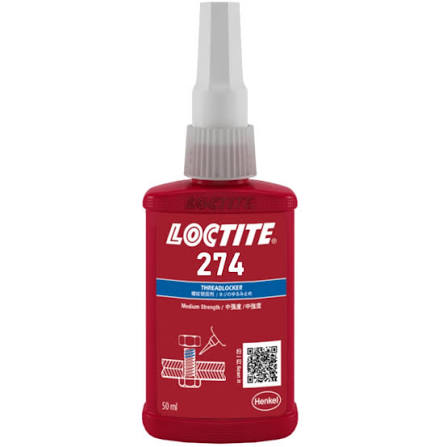 LOCTITE 274 Anaerobic Medium Strength Threadlocker (50ml Bottle)