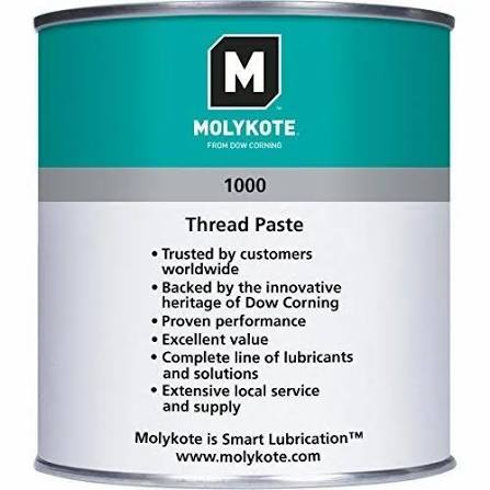 DuPont Molykote 1000 High-Temperature Lead- and Nickel-Free Anti-Seize Paste (1 kg Can)