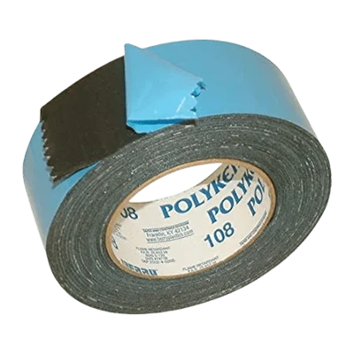 Polyken 108FR Flame Retardant Double-Coated Cloth Carpet Tape (2-Inch Roll)