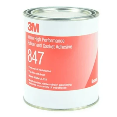 3M Scotch-Weld 847 Nitrile High Performance Rubber and Gasket Adhesive (1 Quart)