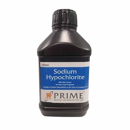 Qualigens / Loba Chemie Sodium Hypochlorite 4-6% Available Chlorine Solution (500ml Plastic Bottle)